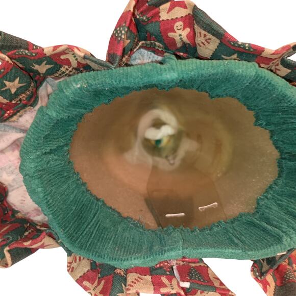 Vintage Angel Tree Topper, Rag Doll, Christmas Dress, Country Theme Size 16" - Picture 7 of 9